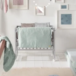 Rba-set 2 pcs copripiumino con federa frosty green