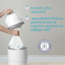 Sacchetti per pattumiera telescopica 15×3 – chicco