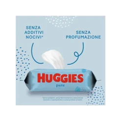 Salviette pure umidificate per bambini 3 pacchi da 56 pezzi – huggies