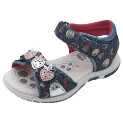 Sandalo bimba con doppio strappo