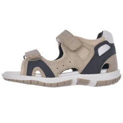 Sandalo bimbo con doppio strappo, chiuso dietro