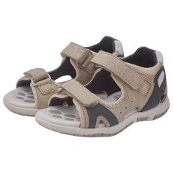 Sandalo bimbo con doppio strappo, chiuso dietro