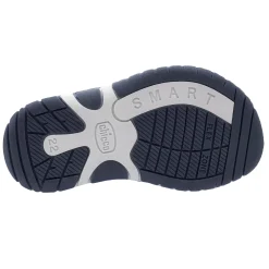 Sandalo bimbo con doppio strappo, chiuso dietro