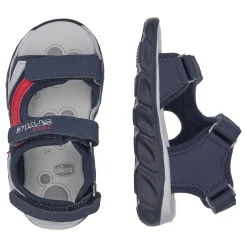 Sandalo bimbo con luci colorate nella suola e triplo strappo