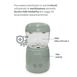 Scaldabiberon portatile mix70 universale con funzione di mescolamento 1164 – nuvita