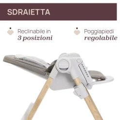 Seggiolone polly armonia scandinavian- chicco