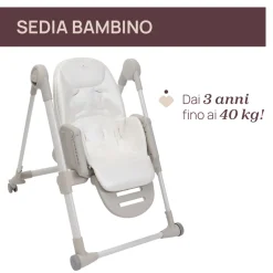 Seggiolone polly armonia motherpearl – chicco