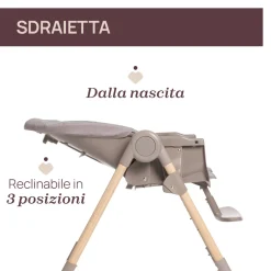 Seggiolone polly essential ash – chicco