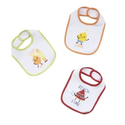 Set 3 bavaglini bimbo multicolor