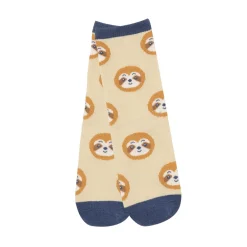 Set 2 paia di calze antiscivolo bimbo beige e blu