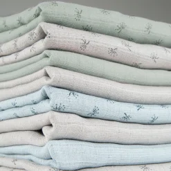 Set 2 pcs tenda mussola 120×120 frosty green – roba