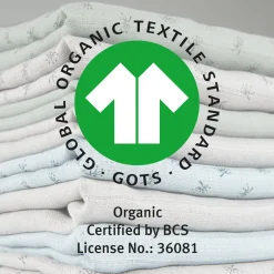 Set 2 pcs tenda mussola 120×120 frosty green – roba