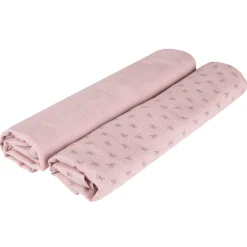 Set 2 pcs tenda mussola 120×120 pink – roba