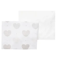 Set 2 pezzi culla cuori