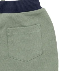 Set 2 pezzi felpa + pantalone bimbo blu/verde