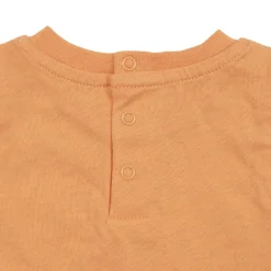 Set 2 pezzi jersey canotta e shorts bimbo arancio/blu