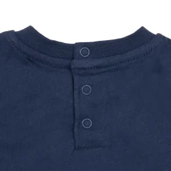 Set 2 pezzi jersey canotta e shorts bimbo blu/rosso