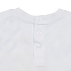 Set 2 pezzi jersey canotta e shorts bimbo bianco/verde