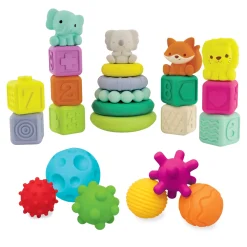 Set ball blocks & activity playset – costruzioni e giochi interattivi per bambini – b-kids – 6m+