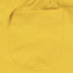 Set due pezzi t-shirt + shorts bimbo grigio/giallo