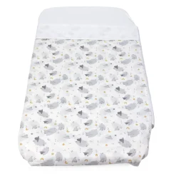 Set lenzuola culla next2me forever 2 pezzi grey sheep – chicco