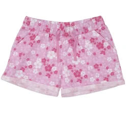 Short jersey bimba rosa floreale