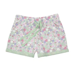 Short jersey bimba verde chiaro “mare”