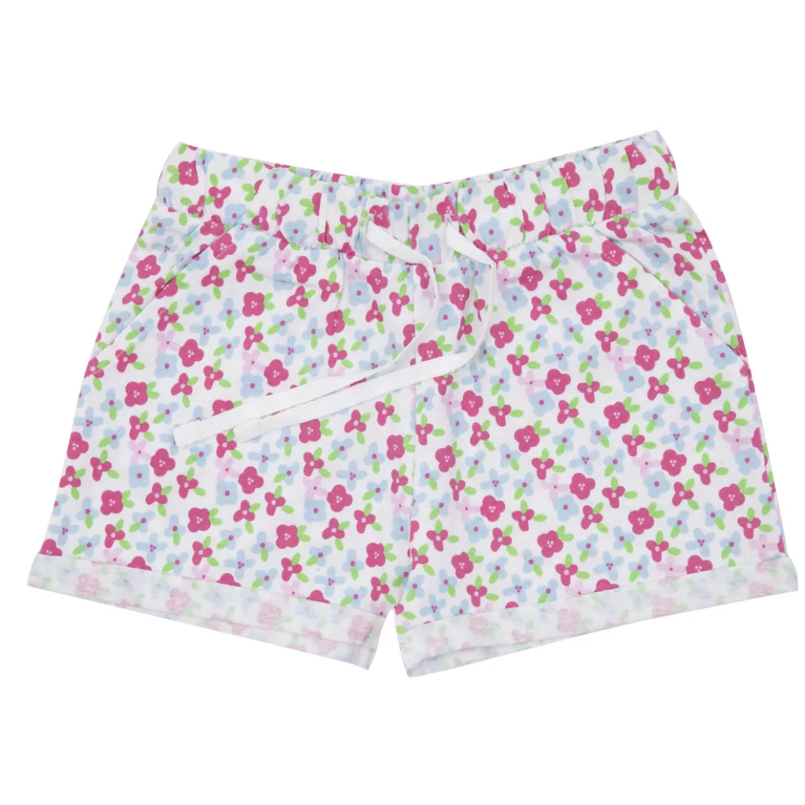 Shorts bimba multicolor stampa fiori