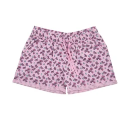 Shorts bimba rosa stampa farfalline