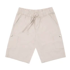 Shorts cargo bambino beige tasconi