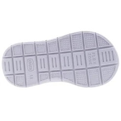 Sneaker bimbo con suola leggera e doppio strappo