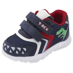 Sneaker con suola leggera e doppio strappo