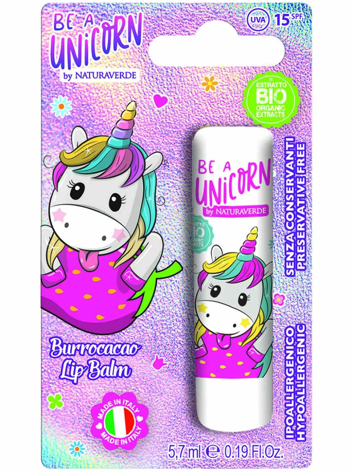 Sodico be a unicorn burrocacao fragola 5,7ml