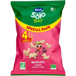 Solo bio multipack minipuff fragola 4x15gr – hero