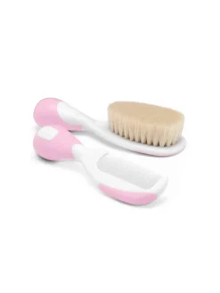 Spazzola e pettine rosa
