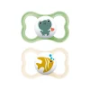 Succhietti air 16+ silicone bio-circolare conf. doppia verde/panna – mam