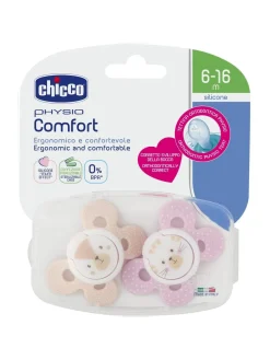 Succhietto comfort girl 6-16 mesi 2 pz colori assortiti
