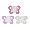 Succhietto comfort night girl silicone 16-36 mesi 2 pz