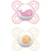 Succhietto perfect start 0-2m silicone bio-circolare conf.singola colori assortiti rosa e panna – mam