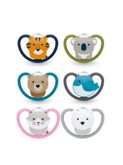 Succhietto space silicone 6-18 m colori assortiti