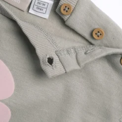 Sweat shirt con fiorellone rosa – chicco