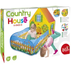 Tenda casetta con giardino e 30 palline