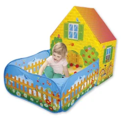 Tenda casetta con giardino e 30 palline