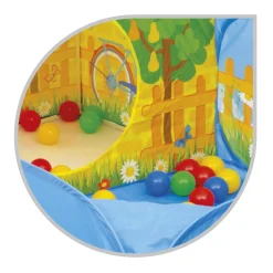 Tenda casetta con giardino e 30 palline