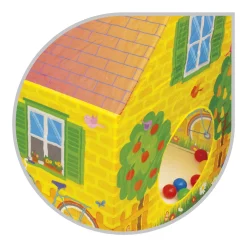 Tenda casetta con giardino e 30 palline