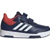 Tensaur sport blu bande bianche tocco rosso – adidas