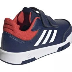 Tensaur sport blu bande bianche tocco rosso – adidas