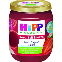 Tesori di frutta – mel fragola pera 160g – hipp