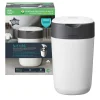 Tommee tippee twist and click cestino per pannolini avanzato bianco