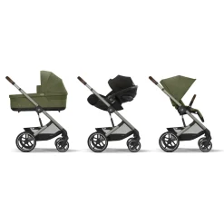 Trio balios s lux tpe moss green nav cots cloudg pls blk+adatt. – cybex
